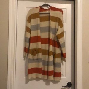 Debut multi color sweater M/L